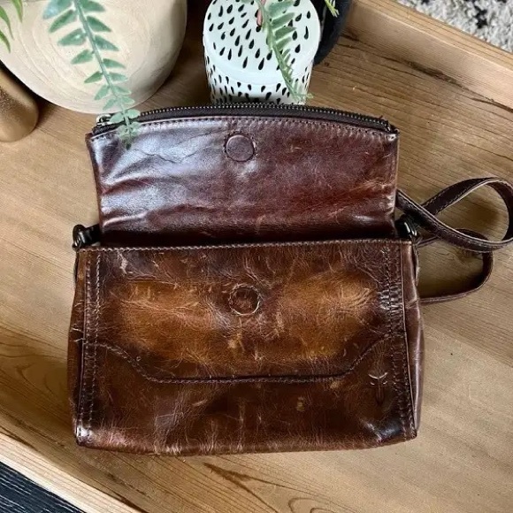 Frye Leather Fold Over Crossbody. Offers accepted - Picture 5 of 7